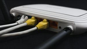 A fiber home connection.